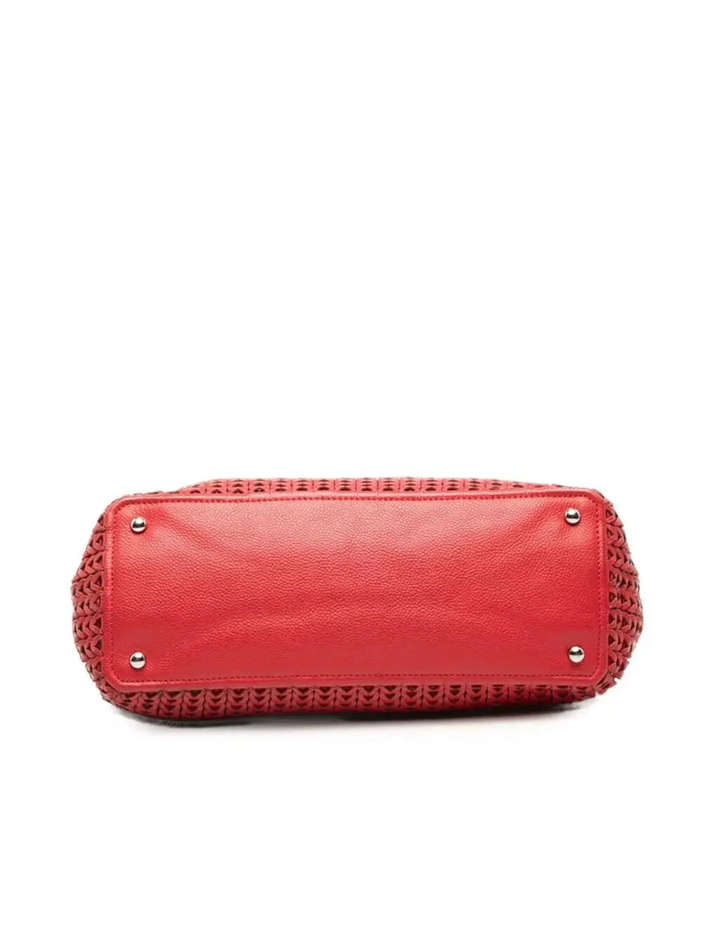 Chanel Woven Caviar Cc Charm Tote Pre- #339169C14B